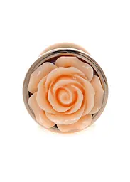 Анальна пробка B - Series HeavyFun Plug-Jewellery Red Gold, 7 см (персиковий) - мініатюра 2