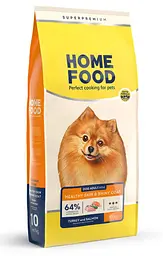 Корм для собак малих порід Home Food з індичкою та лососем 10кг