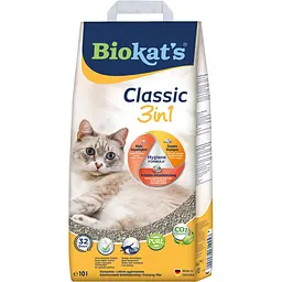 Наповнювач бентонітовий Biokat's Classic 3 в 1, 10 л (G-613307/614458) - мініатюра 2