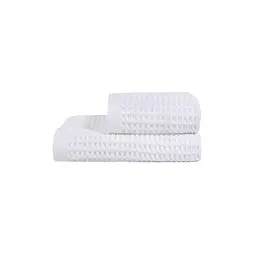 Рушник Lotus Home - Waffle white білий 70x140 - мініатюра 7