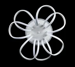 Люстра стельова LED Splendid Ray L78586/7, 224W, білий, сучасний стиль, з пультом, 58 см - мініатюра 4