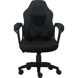 Геймерське дитяче крісло GT Racer чорне (X-1414 Fabric Black/Black Suede)