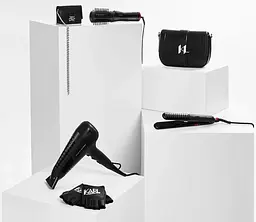 Фен Rowenta Studio Dry x Karl Lagerfeld, 2100Вт, 3 режими, хол. обдув, чорний - мініатюра 5