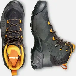 Черевики Mammut Sapuen High GTX M 9.5 Black-Dark Radiant - мініатюра 4