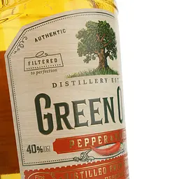Настоянка Green Oak Перцева з медом 40% 0.5 л - мініатюра 3