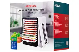 Сушарка для продуктів Ardesto 550 Вт білий (FDB-1138) - мініатюра 9