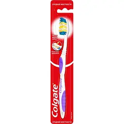 Зубна щітка Colgate Classic Clean 2 шт. фіолетова