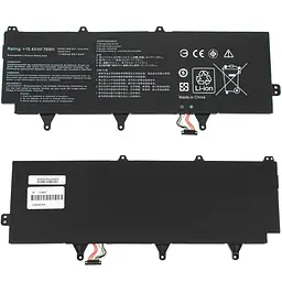 Батарея для ноутбука Asus C41N1802 (Zephyrus: GX701GX GX701GW GX701GV) 15.4V 4935mAh 76Wh Чорний - мініатюра 2