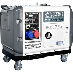 Генератор дизельний Konner&Sohnen KS 9300DE-1/3 ATSR [117116] - мініатюра 2