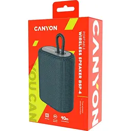 Акустична система Canyon BSP-4 Bluetooth Dark Grey (CNE-CBTSP4DG) - мініатюра 4