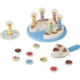 Дерев'яний ігровий набір Melissa&Doug День народження-торт (MD10511)