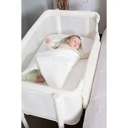 Дитяче ліжечко Childhome Evolux Bedside Crib 2 в 1, 97х64х85 см, білий (EVOBSCNW) - мініатюра 15