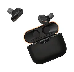 Бездротові навушники Bluetooth навушники TWS Sony WF-1000XM3B Headphones Black Bluetooth 5.0 - мініатюра 2