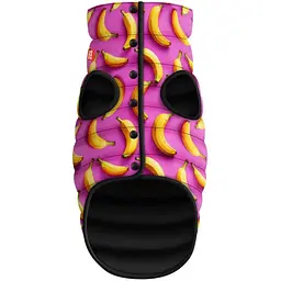 Курточка для собак Waudog Clothes Банани на рожевому L65