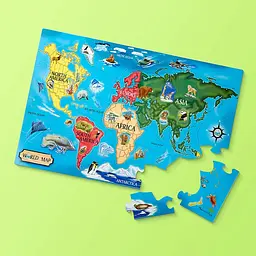 Мега-пазл Melissa&Doug Карта світу, 33 елементи (MD10446) - мініатюра 3
