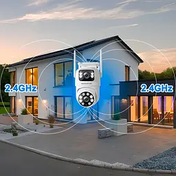 Бездротова поворотна Wi-Fi камера SZSINOCAM TY-Q2 O-KAM Pro / Зовнішня камера відеоспостереження - мініатюра 3