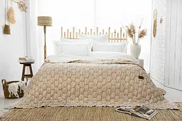 Постільна білизна з покривалом Zebra Casa Paloma Beige Zebra pbe0051525
