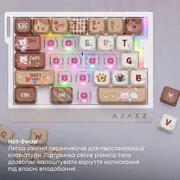 Клавіатура Ajazz AK029 Meow Magnetic Switch (AK029-M-Y) - мініатюра 7