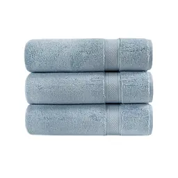 Рушник махровий Lotus Home - Grand soft twist blue блакитний 50x90
