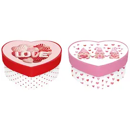 Маленька коробка з принтом серце 11.5×10×5.3cm