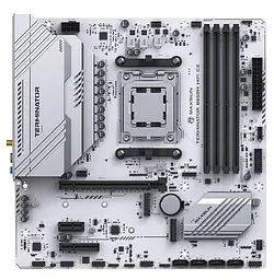 Материнська плата Maxsun Terminator B650M WIFI ICE (MS-TERMINATOR B650M WIFI ICE) (Socket AM5, AMD B650, Micro-ATX)
