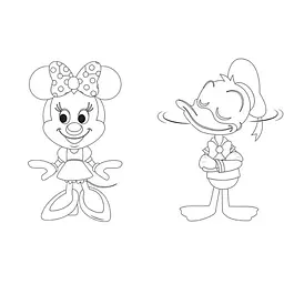 Розмальовка "Гра з кольором. Міккі Маус" 1426005 Disney Маля, 12 сторінок - мініатюра 2