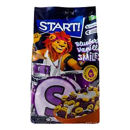 Сухий сніданок Start Blueberry vanilla smiles Cмайлики 500 г