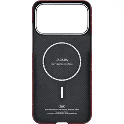 Чохол Pitaka Ultra-Slim Monogram для Apple iPhone 17 Pro Gold/Red (KI1702PTK) [157998] - мініатюра 4