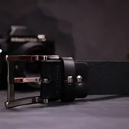 Якісний пояс під штани для чоловіків з натуральної шкіри Grande Pelle 11689 чорний 120 см - мініатюра 9
