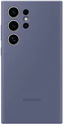 Оригінальний силіконовий чохол Silicone Case для Samsung Galaxy S24 Ultra (S928) Violet EF-PS928TVEGWW