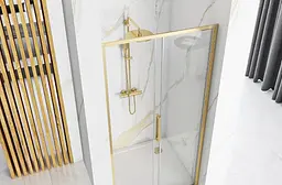Душові двері Rea Rapid Slide 140 gold REA-K5616 - мініатюра 5