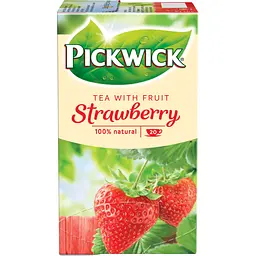 Чай чорний Pickwick, з полуницею, 30 г (20 шт. х 1,5 г) (907481) - мініатюра 3