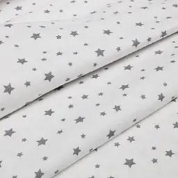 Пелюшки фланелеві Cosas Grey Stars 100х120 см (FlannelDiapers_StarGrey_100x120) - мініатюра 4