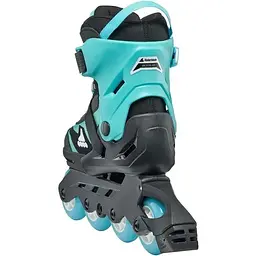 Ролики Rollerblade Microblade 33-36.5 Black/Light blue (1012-86B0751530-NK02-33-36.5) - мініатюра 5