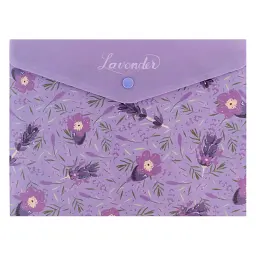 Папка-конверт "Axent" №1496-36-А A5+ Lavender-1 на кнопці - мініатюра 2