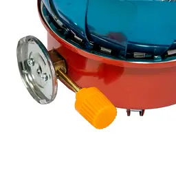 Туристична газова плита Windproof camping stove Yanchuan YC-203 Червоний, таганок газовий на балончик - мініатюра 7
