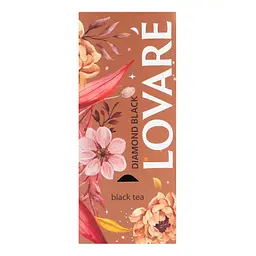 Чай чорний байховий Lovare Diamond Black 48 г (24 шт. х 2 г) - мініатюра 3