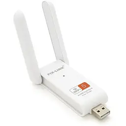 Бездротовий мережевий адаптер Wi-Fi-USB Merlion LV-UAC03D, RTL8811CU, з 2-ма антенами 10см, 802.11bgn, 600MB, 2.4 GHz, Blister - мініатюра 2