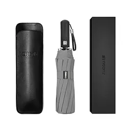 Парасолька Xiaomi Zuodu Automatic Umbrella (ZD001) Grey [68847] - мініатюра 3