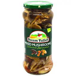 Грибне асорті Dream Valley Mixed Mushrooms Selected Marinated 580 мл