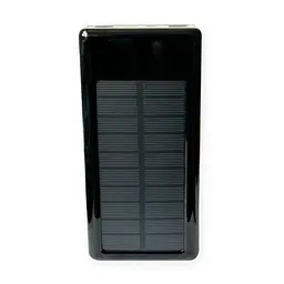 Повербанк на солнечной батарее Solar Power Bank UKC 20000mAh Черный, павер банк MicroUSB/Lightning/Type-C - миниатюра 4