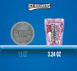 Жувальна гумка Ice Breakers Ice Cubes Frozen Berry Blast без цукру 40шт - мініатюра 6