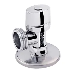 Кран приладовий Kroner KRP Eckventil C202 1/2"х3/4" ЗЗ (CV027380) - мініатюра 1