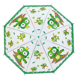 Дитяча парасолька Жаба Bambi MK 5793(Green) довжина 65,5 см, тростина 60 см, діаметр 84 см