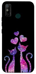 TPU чохол Demsky Космічні коти для TECNO Spark 6 Go