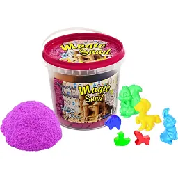 Кінетичний пісок Strateg Magic Sand рожевого кольору 1000 г (372-3)