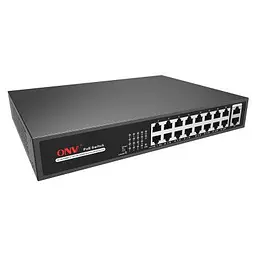 Комутатор мережевий Onv (ONV-H1016PLS) - мініатюра 2