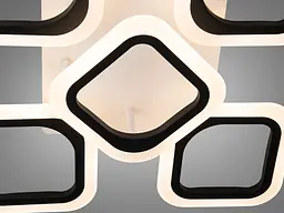 Люстра стельова LED Diasha AS8060/4+1BK, 50W, 3300 лм, ІЧ пульт, для спальні, вітальні, коридору - мініатюра 5