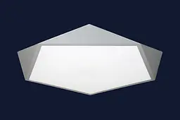 Люстра стельова LED Levistella 752L78 GRAY, 90W, сірий метал, акрил, сучасний стиль для дому - мініатюра 2