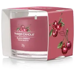Свічка Yankee Candle Mini Black Cherry Чорна вишня 37 г (1701433E) - мініатюра 2